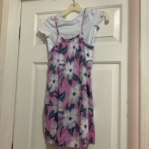 Girls 2 piece dress - floral